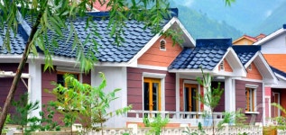 두메산골 북한 허천군 통흥농장 새집들이 풍경