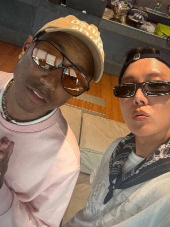 제이홉, 퍼렐 윌리엄스와 협업하나 
