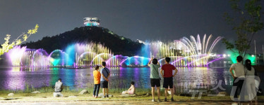 나주 빛가람호수공원 음악분수 13일 재가동
