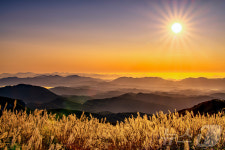 봄 철쭉 합천 황매산 가을엔 은빛 억새 군락지로 장관