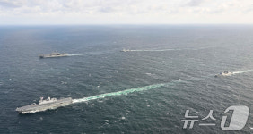 한미 해군, 포항 동방 해상에서 연합 해상훈련 실시