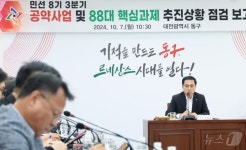 대전 동구, 공약사업 추진율 65.9%…49개 사업 정상 추진 중