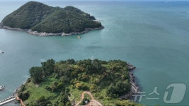 한전, 선박 송전선 파손 남해 조도·호도 섬마을 송전탑 복구