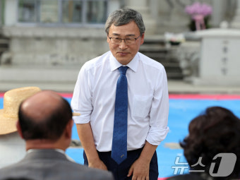 봉은사 찾은 정근식 서울시교육감 후보