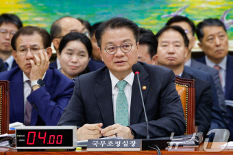 [국감]답변하는 방기선 국조실장
