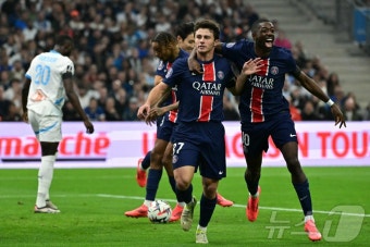 '이강인 78분 소화' PSG, 마르세유와 더비서 3-0 완승