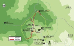 한려해상국립공원, 남해 호구산 산불 위험 구간 탐방로 통제