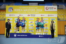 '복식 파트너 교체' 공희용, 김혜정과 코리아마스터즈 여복 우승