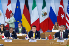G20 정상회의 제1세션에서 발언하는 윤석열 대통령