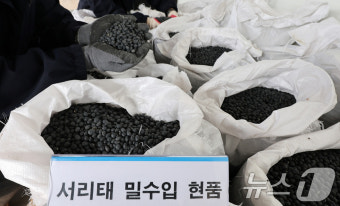 [뉴스1 PICK]인천세관, 요소수 위장 서리태 230톤 밀수·유통책 적발