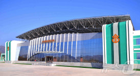 북한, 나선청년야외극장 준공식 진행