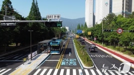 창원시 출퇴근 교통혼잡 S-BRT, 창원광장 진입차로 개선