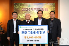 무진장축협 2년 연속 무주고향사랑기부…임직원 24명 동참