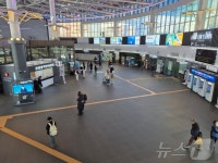 철도파업 첫 주말 앞둔 동해안 상권 발동동…관광지마다 썰렁