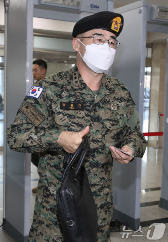 국회 출석하는 곽종근 특전사령관