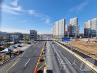 상습 정체 청주 석곡사거리 구간 4차로→6차로 조기 개통