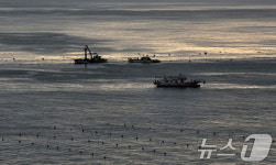 평온한 아침 바다