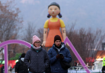 눈오는 광화문광장