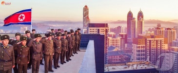 北, 군인건설자들 조명…부강조국 염원이 현실로