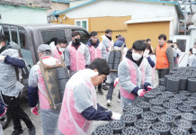 BNK부산은행 지역봉사단, 연탄나눔 등 봉사활동
