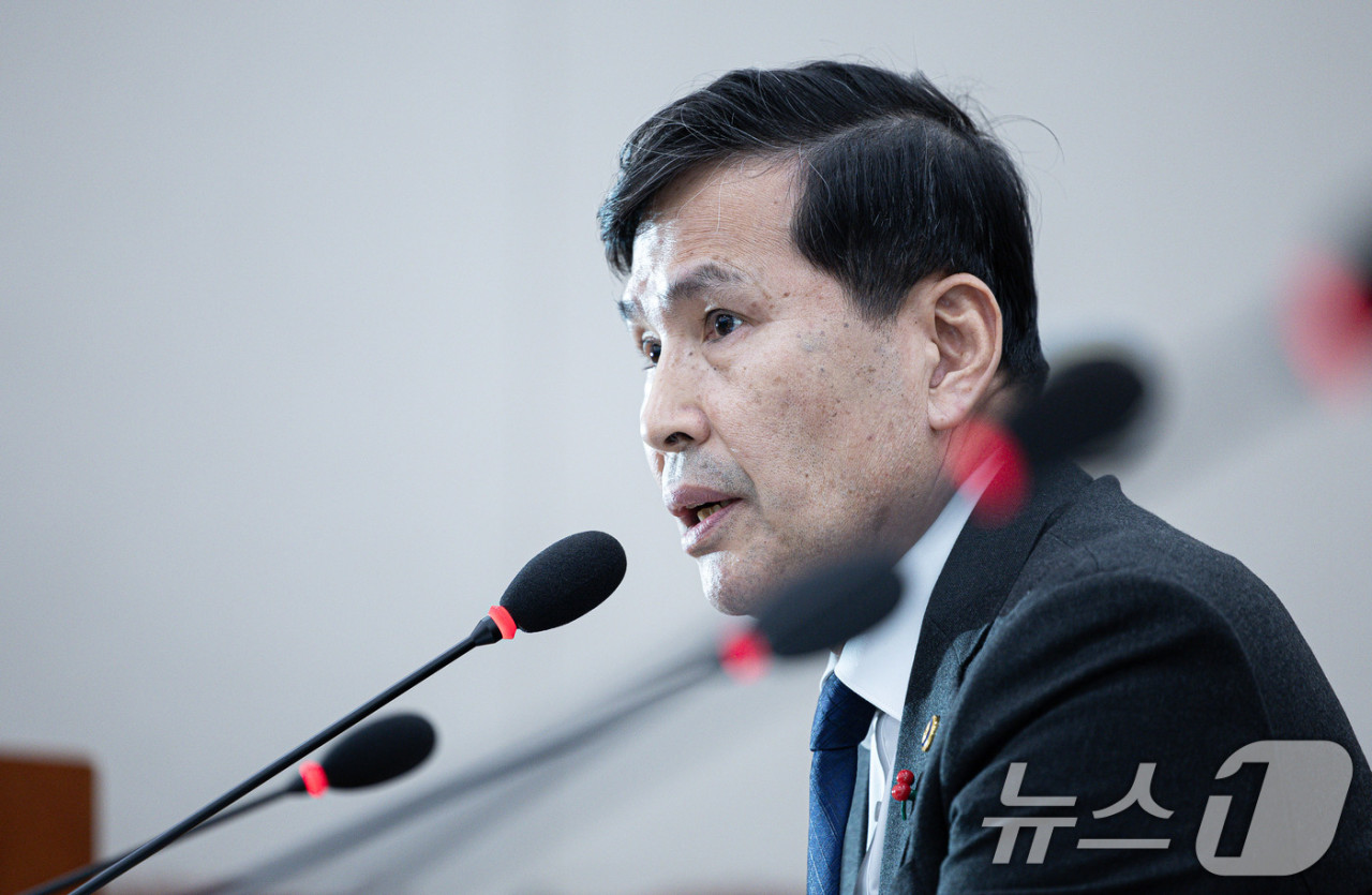 김선호 장관, 내란 혐의 진상규명 국정조사특별위원회에서 증언