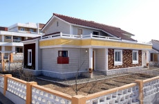 평양 장수원농장에 지어진 새 살림집