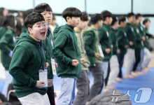 예비 중학생의 힘찬 태권도 기합소리
