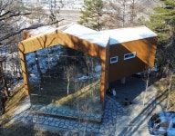 청주 옥화자연휴양림 트리하우스 빛담 2개실 완공