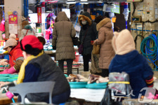 동장군 찾아온 죽도어시장