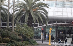 눈보라치는 제주공항