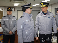 동교치안센터 방문한 박현수 서울경찰청장 직무대리