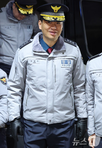 '업무 시작' 박현수 직무대리, 동교치안센터 방문