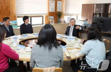 정근식 교육감, 한서초등학교 학부모회와의 만남