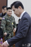 국방위 출석하는 김현태 707특임단장