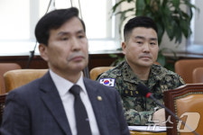국방위 출석한 김현태 육군 707특임단장