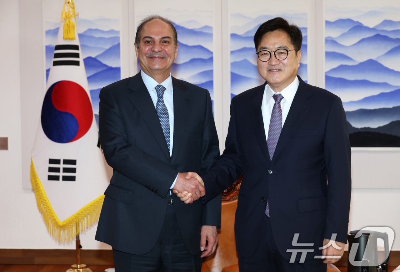우원식 국회의장과 모로코 대사, 경제 분야 협력 강화 논의