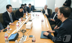 김영록 지사, Groq CEO와 면담