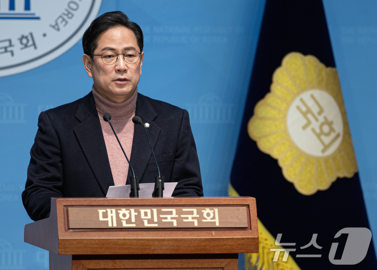 박수영 의원, 마은혁 헌재 후보자 임명 반대에 단식농성…국민의힘 요청에 중단