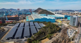 HD현대삼호 주차장에 1.8㎿ 태양광발전 설비 구축