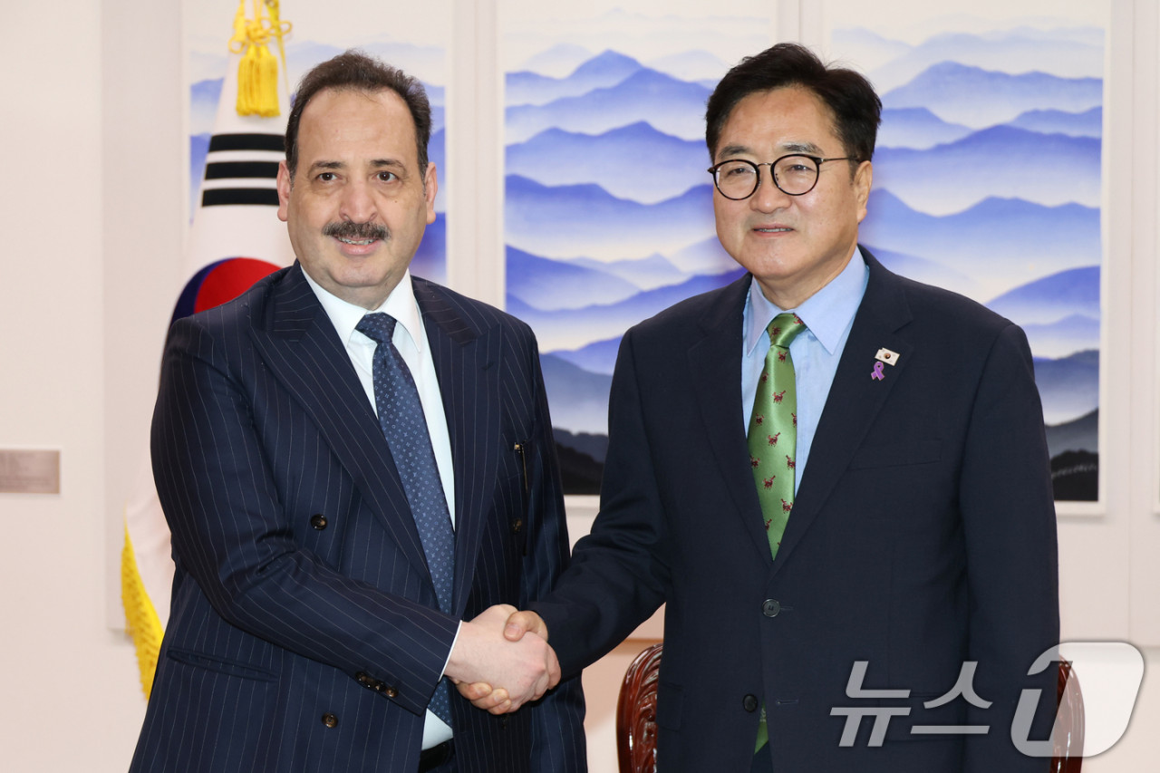 우원식 국회의장과 모로코 대사, 경제 분야 협력 강화 논의