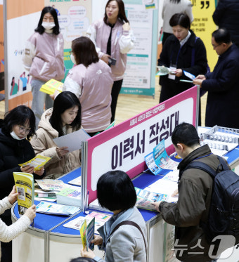 뜨거운 중장년 구직열기