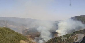하동 옥종면 산불…헬기 7대 진화 중