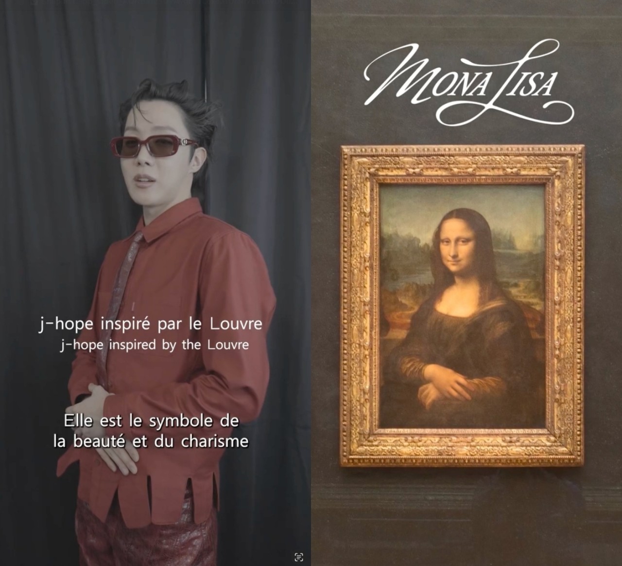 방탄소년단 제이홉, 루브르 박물관과 협업한 MONA LISA 신곡 선보여 음악과 예술의 만남