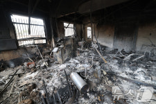 화마가 삼킨 우체국