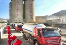 北 상원시멘트연합기업소, 인민경제계획 완수·증산 선전