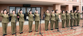 북한 여맹중앙위원회, 대온실 농장 건설 전역에 선전·선동활동