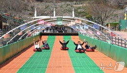창녕군, 산토끼노래동산 사계절 썰매장 개장…다양한 먹거리도