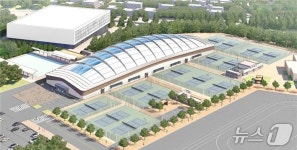 울산 문수 실내테니스장, 설계 공모 당선작 선정…내년 2월 준공