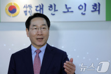 대한노인회 예방 마친 유정복 인천시장