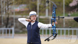 양궁 소채원 여자 컴파운드 1위